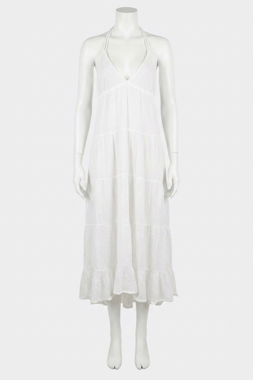 NEW LVHR serena maxi dress in white